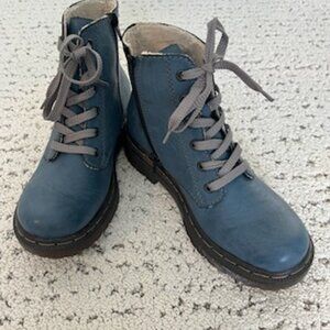 Rieker blue boots, NWOT, 37